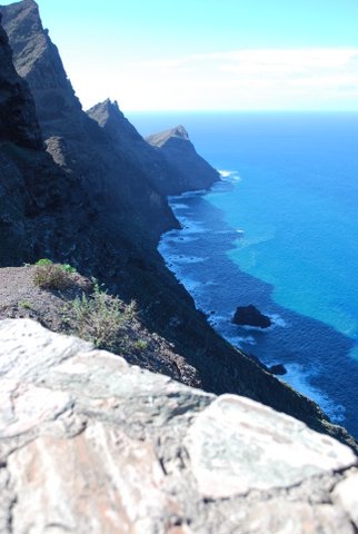 Ein Blick über den Inselrand nach Gran Canaria